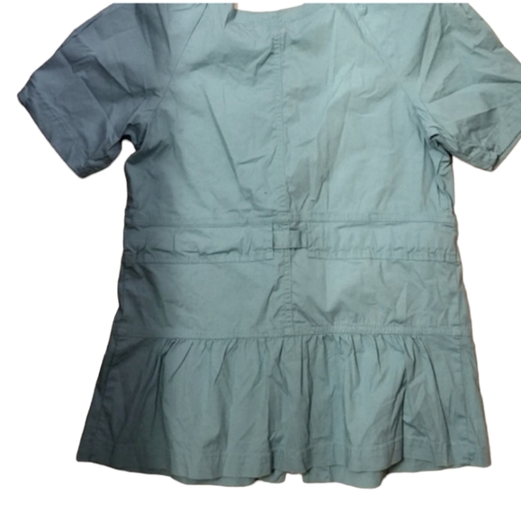 Soft Surroundings womens size small aqua blue short sleeve jacket - Picture 2 of 3